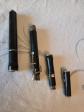 Fl�te Clarinette ancienne 4 parties corps noir, cl�s m�tal, marquage HALARY