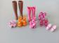 Barbie lot chaussures et bottes pour poup�e, 8 paires accessoires