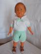 ANCIENNE POUPEE FRANCOISE SNF CELLULOID MODES ET TRAVAUX TRES BON ETAT
