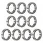 10Pcs Roulement Billes Gorge Profonde 6702ZZ Acier Chrome Z2 2Blindage 15x21x4mm