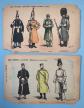 Lot Of 2 CPA European Armies Military Uniforms Postcards France Germany Russia