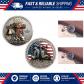 USA 250th Anniversary Challenge Coin 1776 2026 3D Relief Gift Box 1.6 in