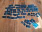 Lego 100 tuiles bleu Diverses  vintage