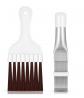 2 Pcs Peigne d'Aileron de Condensateur de Climatiseur, Brosse de Nettoyage �