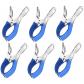Lot de 6 Clips de Serrage pour B�che de Piscine Pinces � Ressort   Blue