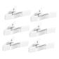 Pinces � Ressort Robustes Serrage Multi angle 6pcs 4 Pouces en Acier   Blanc