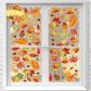 Lot de 177 Autocollants d'automne pour Fen�tre   Jaune Ou Rouge