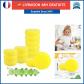 Jeffdad Lot de 12 �ponges rondes 7,6 cm peinture aquarelle c�ramique jaune