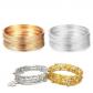 Lot de 200 Fils � M�moire de Forme Mall�ables   0,6 mm Argent�-dor�