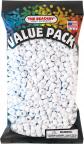Lot de 900 Perles Tonnelet de 6 x 9 mm Orange   Opaque blanc assortiments