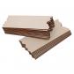 Plaque Rectangulaire en Bois Vierge pour Porte Lot de 20 Pi�ces   Beige