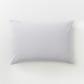 Taie d'oreiller Bicolore 50 x 70 cm �corce Ardoise-Plume   Draps Linge lit