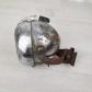 Grand feu - lampe avant � dynamo en acier chrom� velo mobylette vintage France
