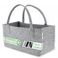 Sac en Feutre Sac � Provisions Sac � B�ches de Chemin�e   Gris