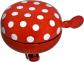 Ding Dong Cloche de V�lo R�tro 80 mm pour V�lo Hollandais   Rouge � pois