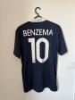 Maillot �quipe de france domicile 2014   benzema #10   nike taille m