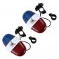 2X de Vibrateur avec Bell de Sirene de 4 Tons A 6 LED Feux   0 Comme montre