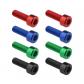 Lot de 8 Boulons de Porte bouteille d'eau en Alliage   Vis multicolores 15 mm