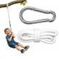 Ensemble de Fixation Hamacs Balancoires Kit Complet   15545 Blanc
