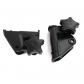 Lot de 2 Boucles de Verrouillage Fixes en Fleur de Prunier pour Chaise   Noir