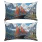 Lot de 2 Housse de Coussin 30x50 Taie d'oreiller D�corative Modernes Paysage