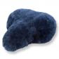 Housse de Selle de V�lo Bleu Marine en Peau de Mouton (FSB A 2)   30 x 25 cm