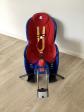 Hamax Sleepy si�ge b�b� v�lo bleu-rouge avec harnais de s�curit� et fixation