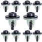 Rexka T30 Torx Engine Splash Shield Screws & Grommets for Ford F 150 Escape