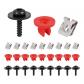 Kit Mat�riel Anti �claboussures Moteur, Vis et Clips de Broche Couvercle Inf�rieur, 14PCS
