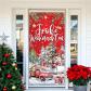 No�l Couverture de Porte D�coration Joyeux No�l   90 x 180 cm Joyeux No�l.