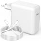 Chargeur Mac Book Pro 67W Chargeur USB Air 2018 2021   Noir Plastique