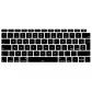 Protection Clavier Italien pour MacBook A1932 EU - ISO   Noir Silicone