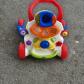 Chicco trotteur-pousseur b�b� � roulettes avec poign�e multicolore plastique