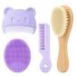 Lot de 4 Peignes � Lait pour B�b� Brosse � Cheveux pour Nouveau n� Lilas