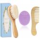 Lot de 3 Brosses � Cheveux et Peignes pour B�b� Violet en Silicone