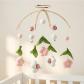 Mobile pour Lit de B�b� Carillon � Vent en Bois d'Abeilles Rose Table