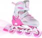 Rollers en Ligne Patins � Roulettes R�glables pour Enfants M Pink Polypropyl�ne