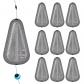 Poids de P�che No Roll Sinkers Plomb Mer Pas   10PCS