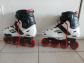 DECATHLON Rollers en ligne OXELO MF500 blanc noir rouge