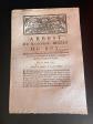 Document 1721   Arr�t du Roi - Potasses de la Sarre & Verre   Douanes Champagne