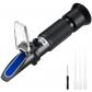 R�fractom�tre Sucre pour Vins de Raisin Outils Mesure Test Brassage   Noir