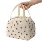 Sac Repas Isotherme 6,5L Sacoche Fleurs Blanches 25x14x19cm DFBDB13 Sacs repas