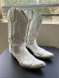Santiags Sendra Boots blanches en cuir   Pointure 40   Western vintage