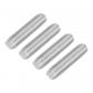 Tiges Filet�es Enti�rement M10 x 40mm en Acier Inoxydable Argent� 4Pcs