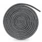 Joint de Porte Four 10mm X 2,5m Tress� pour Insert et Po�le Noir