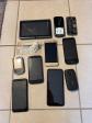 Lot de t�l�phones HS pour pi�ces ou reparation