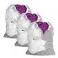 Grand Filet � Linge 3 Pi�ces XXL 60x90cm Filet pour Machine Blanc Polyester