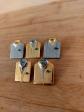 Lot de 5 pin's vintage polo pull argent� dor� lacoste arthus bertrand