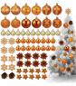 D�corations de Sapin de No�l Ensemble 70 Pi�ces Cuivre Plastique 70 Pi�ces