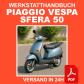 Manuel d'atelier Piaggio Vespa Sfera 50 1990 1998 manuel de r�paration CD PDF FR